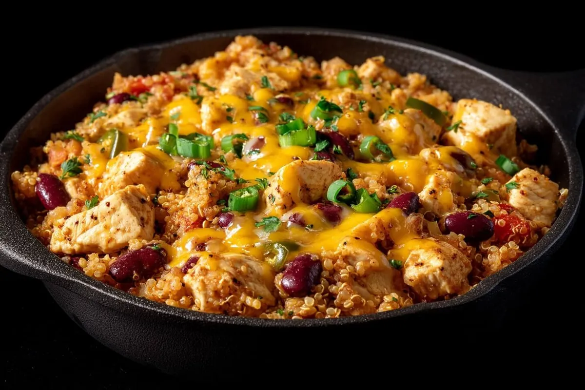 Quinoa Hähnchen Auflauf Rezept