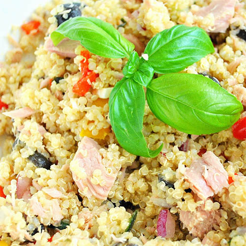 Quinoa Quiche Auflauf mit Pilzen (vegetarisch)