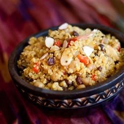 Feuriges Quinoa Curry mit weiÃŸen Bohnen und gerÃ¶steter Paprika Rezept