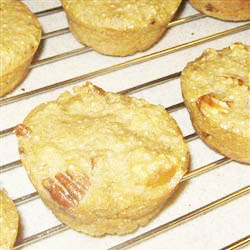 Quinoa Pfirsich Muffins mit Pekannüssen